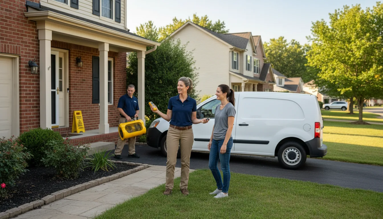 Water restoration image for Water Damage & Restoration Services in Tamarack, MN